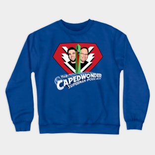 CapedWonder Podcast logo 2 Crewneck Sweatshirt